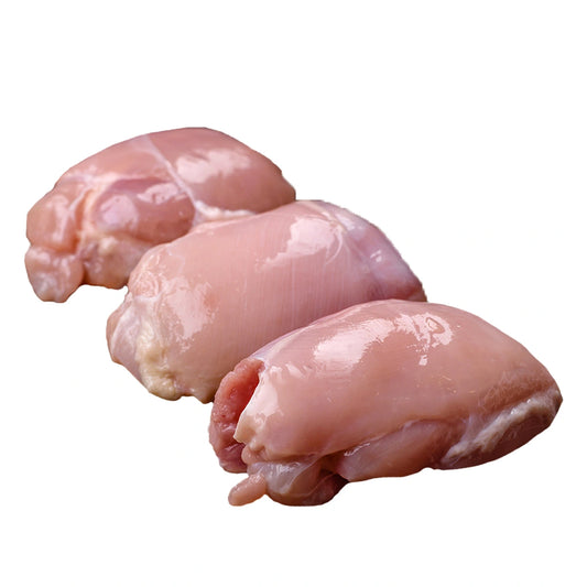Fresh Chicken Thigh Fillet Skin Off per KG
